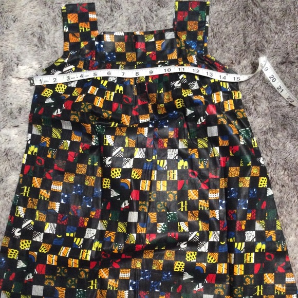 Madji Collection African Fabric Print Tank Dress - Picture 4 of 8